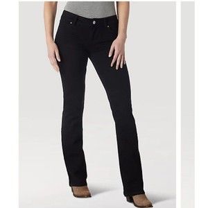 Wrangler Jeans Women Size 7x30 Medium Wash Black‎ Bootcut Denim 28x29